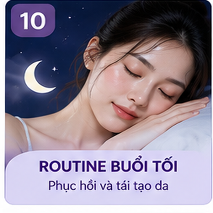 Buổi tối là thời điểm làm sạch và phục hồi