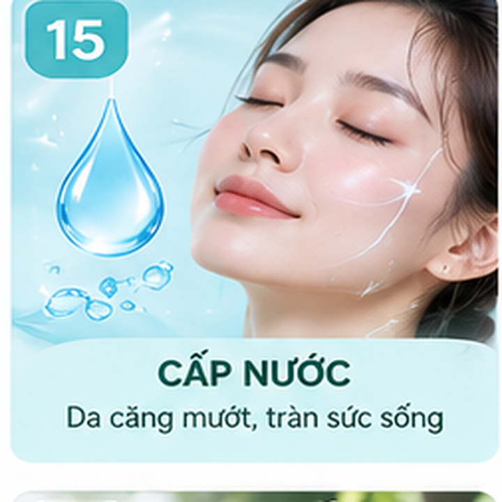 Da thiếu nước không đồng nghĩa da khô