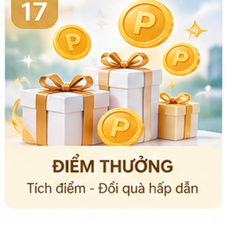 Tích điểm từ các hoạt động có giá trị